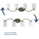 Inspire 4 Light 31 inch Antique Bronze Bath Vanity Wall Light