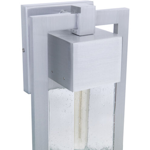 Perimeter Outdoor Wall Mount in Satin Aluminum, Large