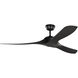 Edge Coastal 60 Midnight Black Ceiling Fan 