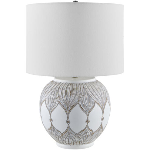 Lafia 24.5 inch 100 watt Painted Accent Table Lamp Portable Light