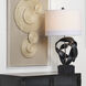 Intertwined 31 inch 150.00 watt Black Polyresin Table Lamp Portable Light