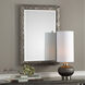 Evelina 35 X 25 inch Burnished Metallic Silver Wall Mirror