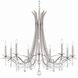Vesca 9 Light 45 inch Antique Silver Chandelier Ceiling Light