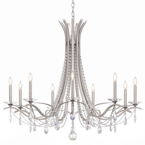Vesca 9 Light 45 inch Antique Silver Chandelier Ceiling Light