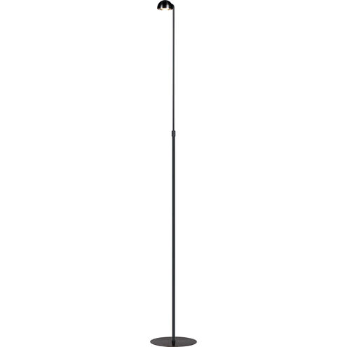 Horoscope 57 inch 6.00 watt Satin Dark Gray Floor Lamp Portable Light