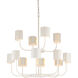 Matthew Frederick International 12 Light 43 inch White Chandelier Ceiling Light