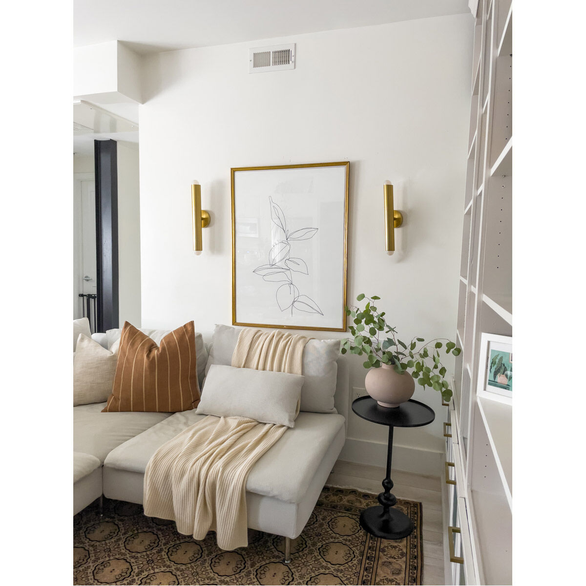 Taylor 2 Light Aged Brass Wall Sconce Wall Light 