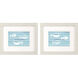 Animals Blue Framed Art