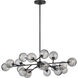 Drew & Jonathan Atticus 20 Light 32 inch Midnight Black Chandelier Ceiling Light in Standard