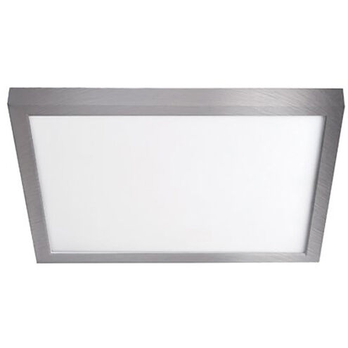 Square LED 11 inch Brushed Nickel Flush Mount Ceiling Light in 3000K