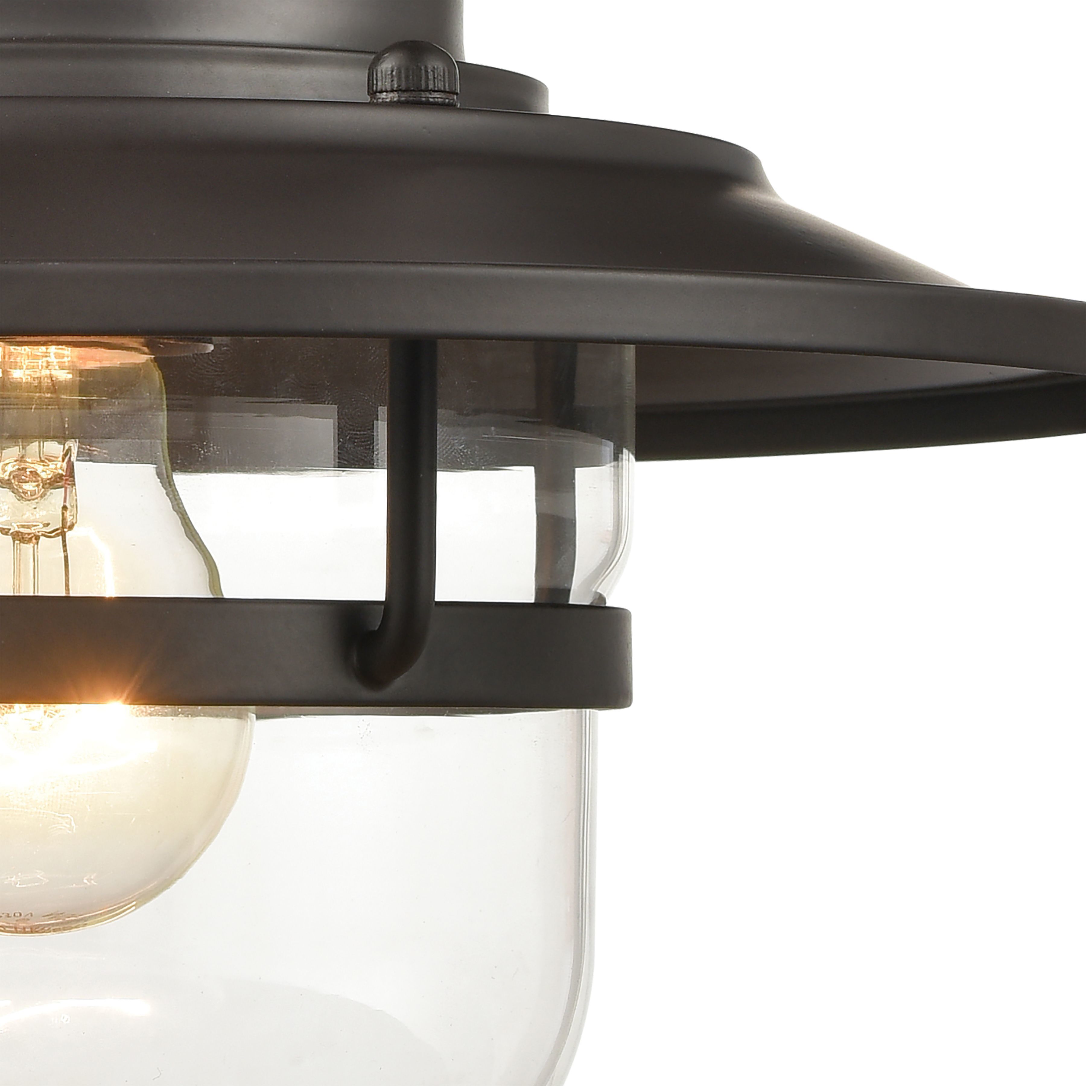 Renninger 1 Light 12 inch Oil Rubbed Bronze Outdoor Sconce