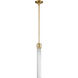 Zigrina 1 Light 5.13 inch Aged Brass Pendant Ceiling Light