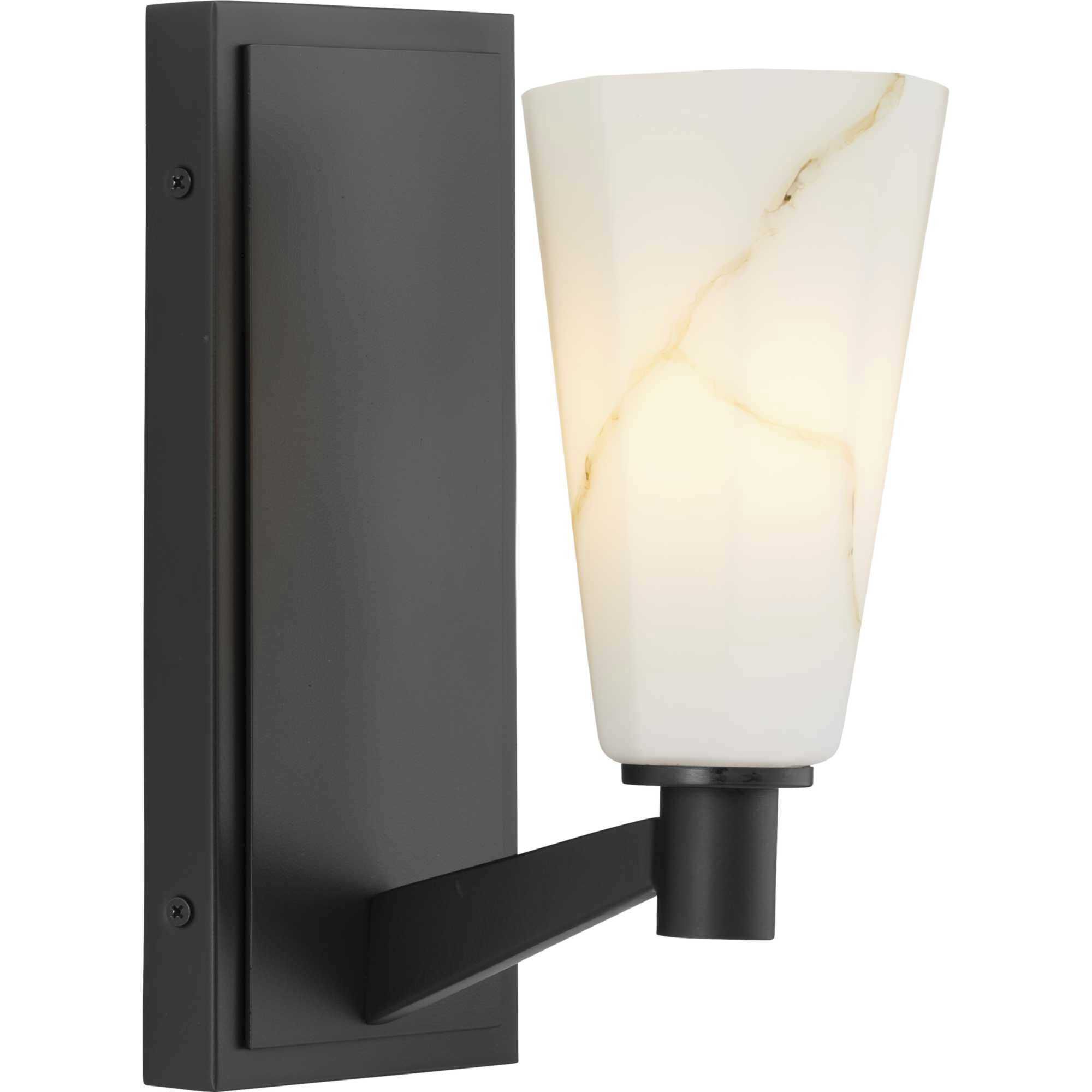 Tosca 1 Light 6 inch Matte Black Wall Bracket Wall Light, Design Series