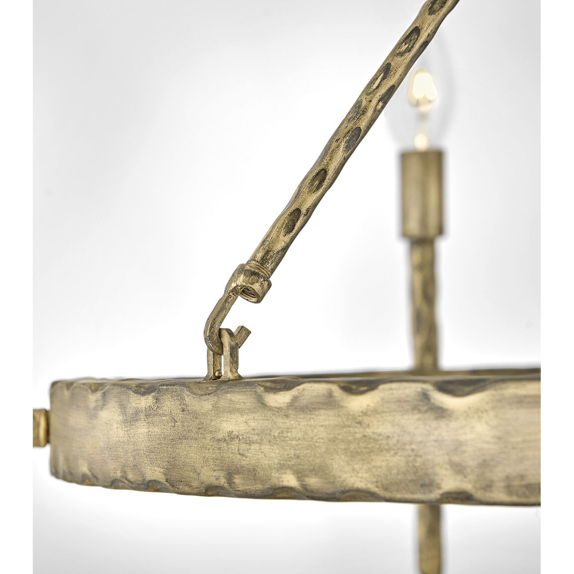 Tress 6 Light 36.25 inch Champagne Gold Indoor Chandelier Ceiling Light