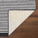 Myra 36 X 24 inch Black/White Rug in 2 x 3