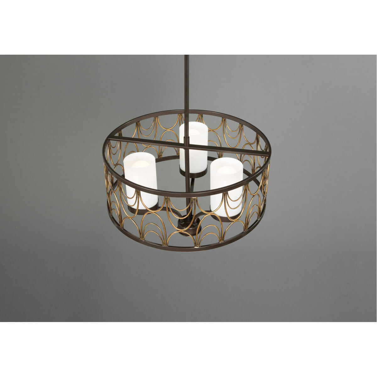 Cirrine 3 Light 18 inch Antique Bronze Chandelier Ceiling Light