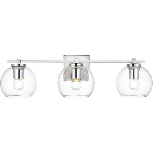 Juelz 3 Light 24 inch Chrome Bath Sconce Wall Light