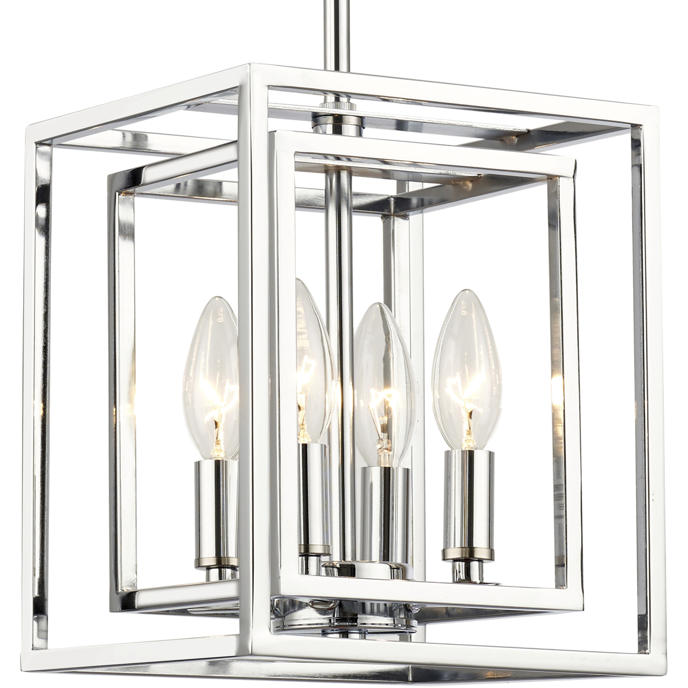 Dekalb 4 Light 8 inch Chrome Pendant Ceiling Light