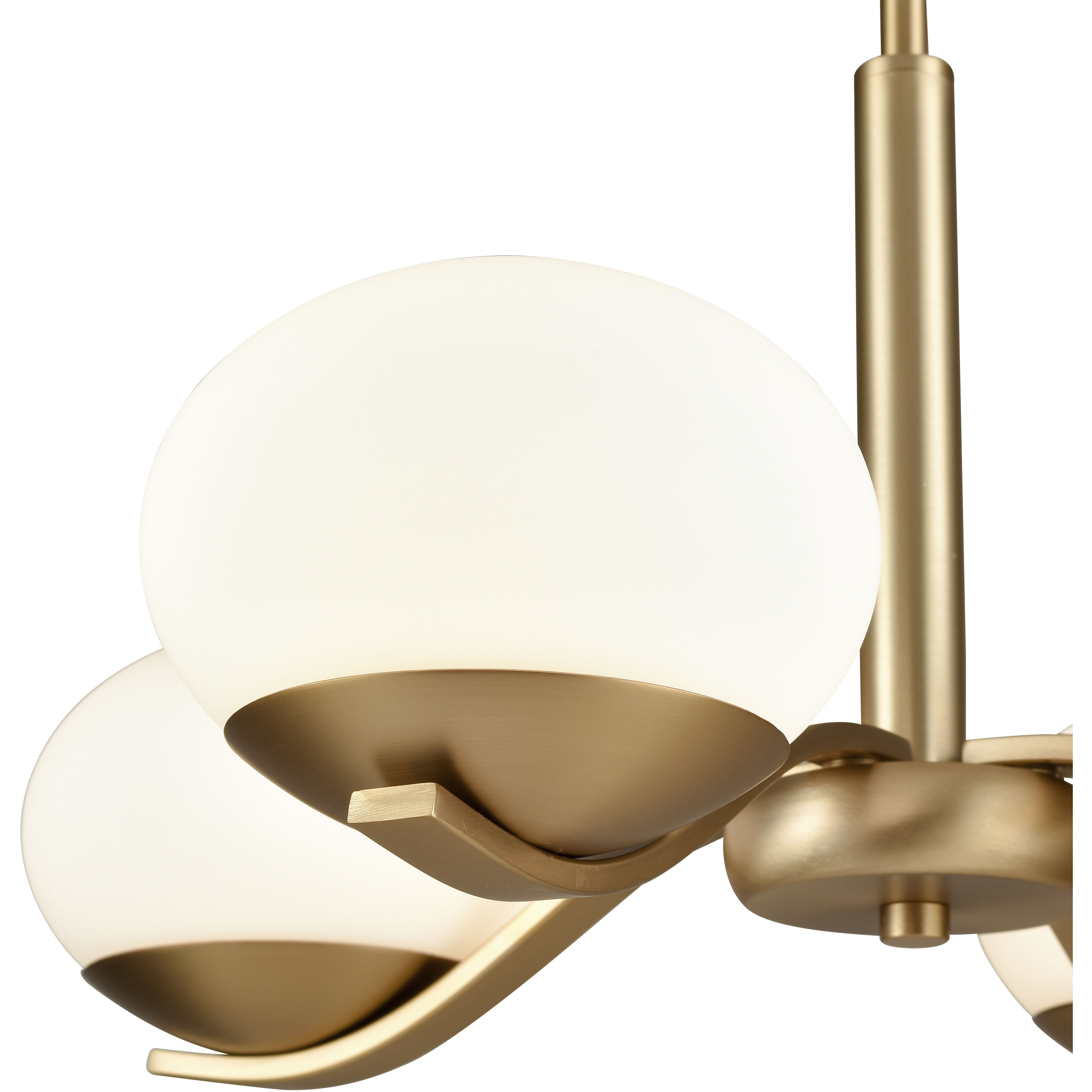 Wallace LED 19.5 inch Brushed Gold Chandelier Ceiling Light