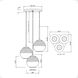 Callisto 3 Light 15 inch Black Pendant Ceiling Light