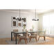 Thayer 5 Light 26 inch Matte Black Chandelier Ceiling Light