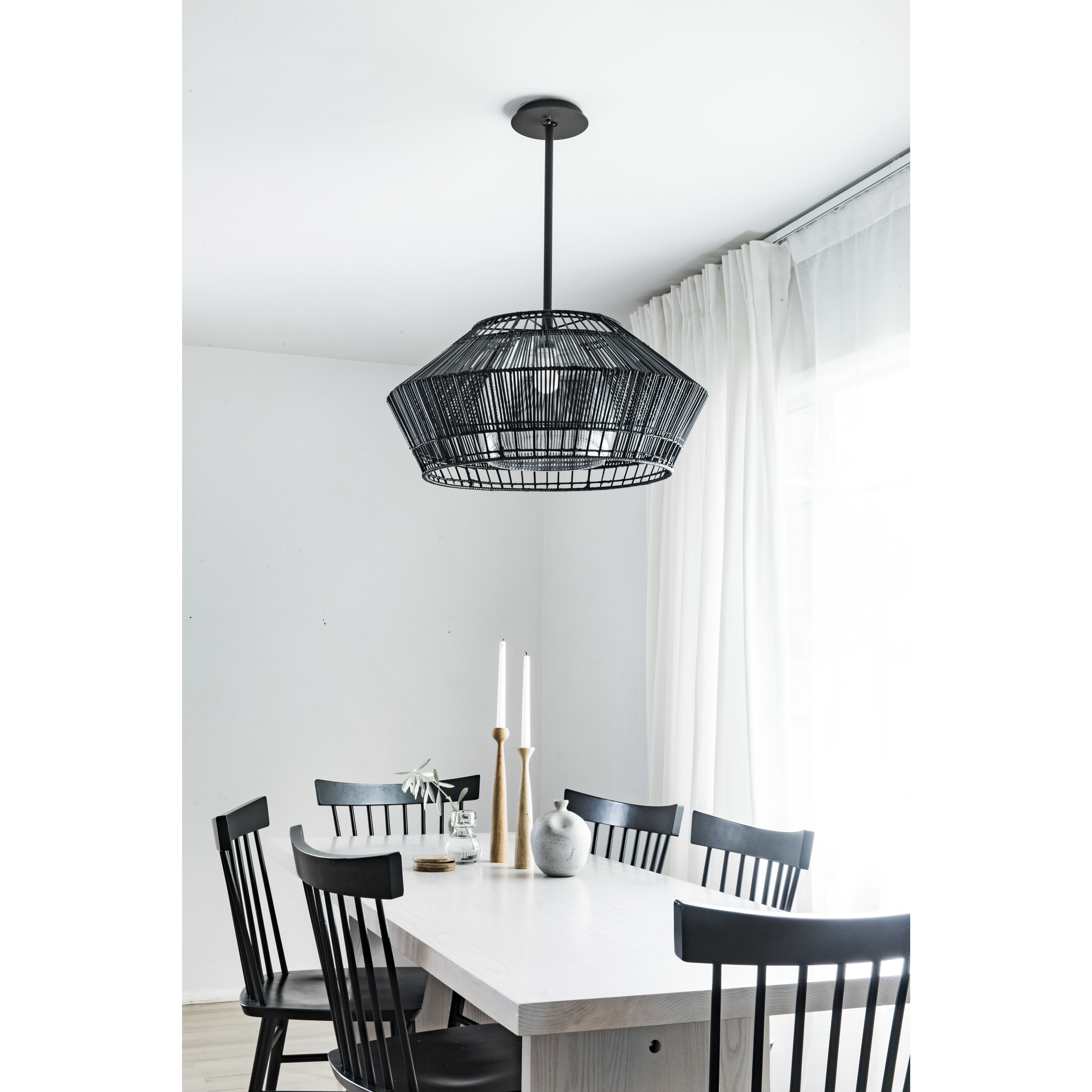 Hunters Point 1 Light 28 inch Espresso Chandelier Ceiling Light