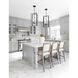 League 3 Light Brushed Nickel Foyer Chandelier Ceiling Light