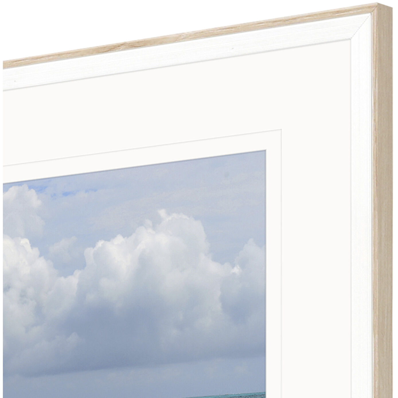 Ocean Adventures Blue and Beige and Turquoise and White Framed Art