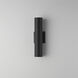 Caldera LED 15 inch Black Outdoor Wall Mount