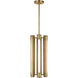 Avroko Capa LED 10 inch Hand Rubbed Antique Brass Pendant Ceiling Light