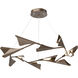 Plume LED 49.1 inch White and White Pendant Ceiling Light