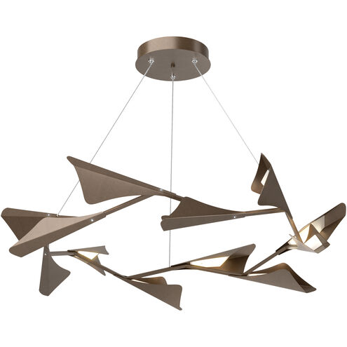 Plume LED 49.1 inch White and White Pendant Ceiling Light