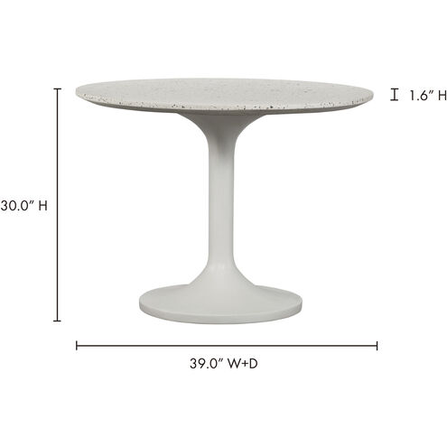 Tuli 39 X 39 inch Grey Outdoor Dining Table, Café Table