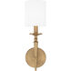 Abbie 1 Light 5 inch Aged Brass Sconce Wall Light