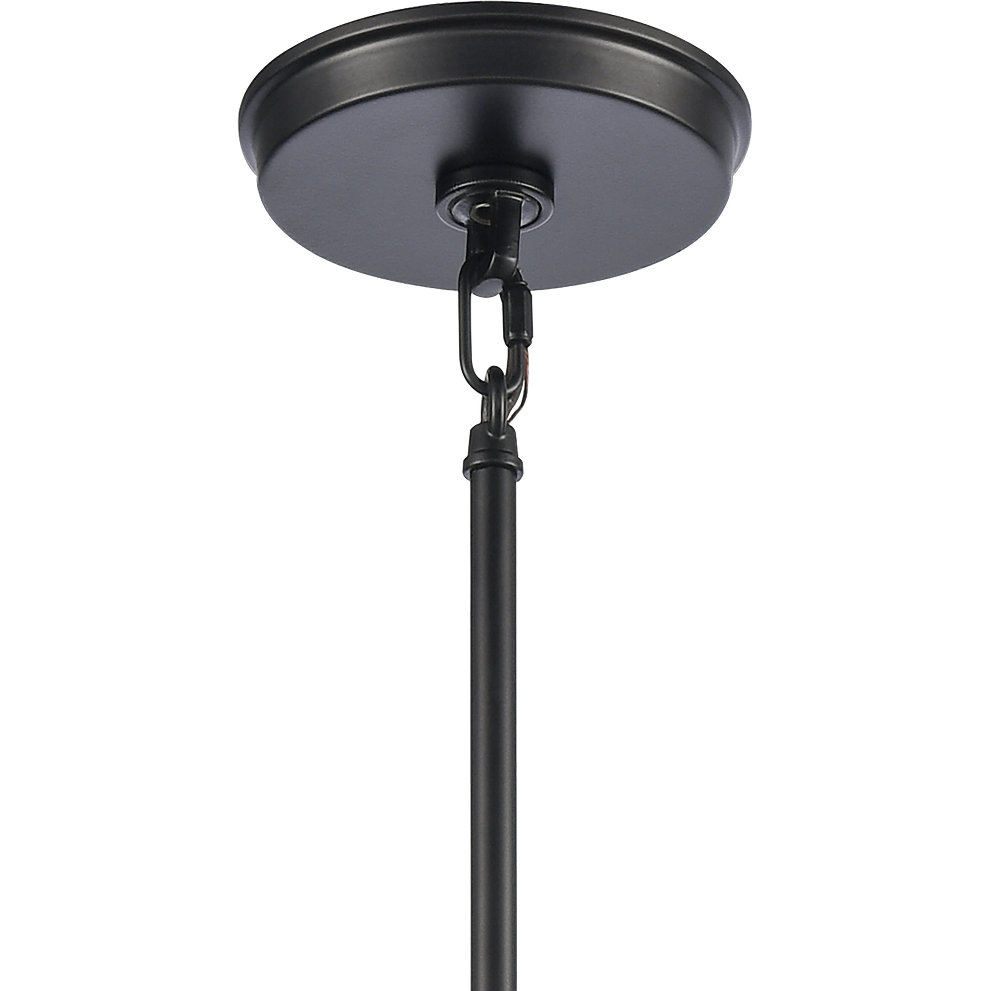 Solace 1 Light 7 inch Matte Black Mini Pendant Ceiling Light