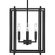 Tribeca Pendant Ceiling Light in Matte Black, Mini