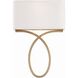 Brinkley Bath Wall Light in Vibrant Gold