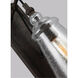 Loras Sconce Wall Light in Dark Weathered Iron