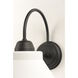 Jetty 1 Light 15.75 inch Black Outdoor Wall Mount