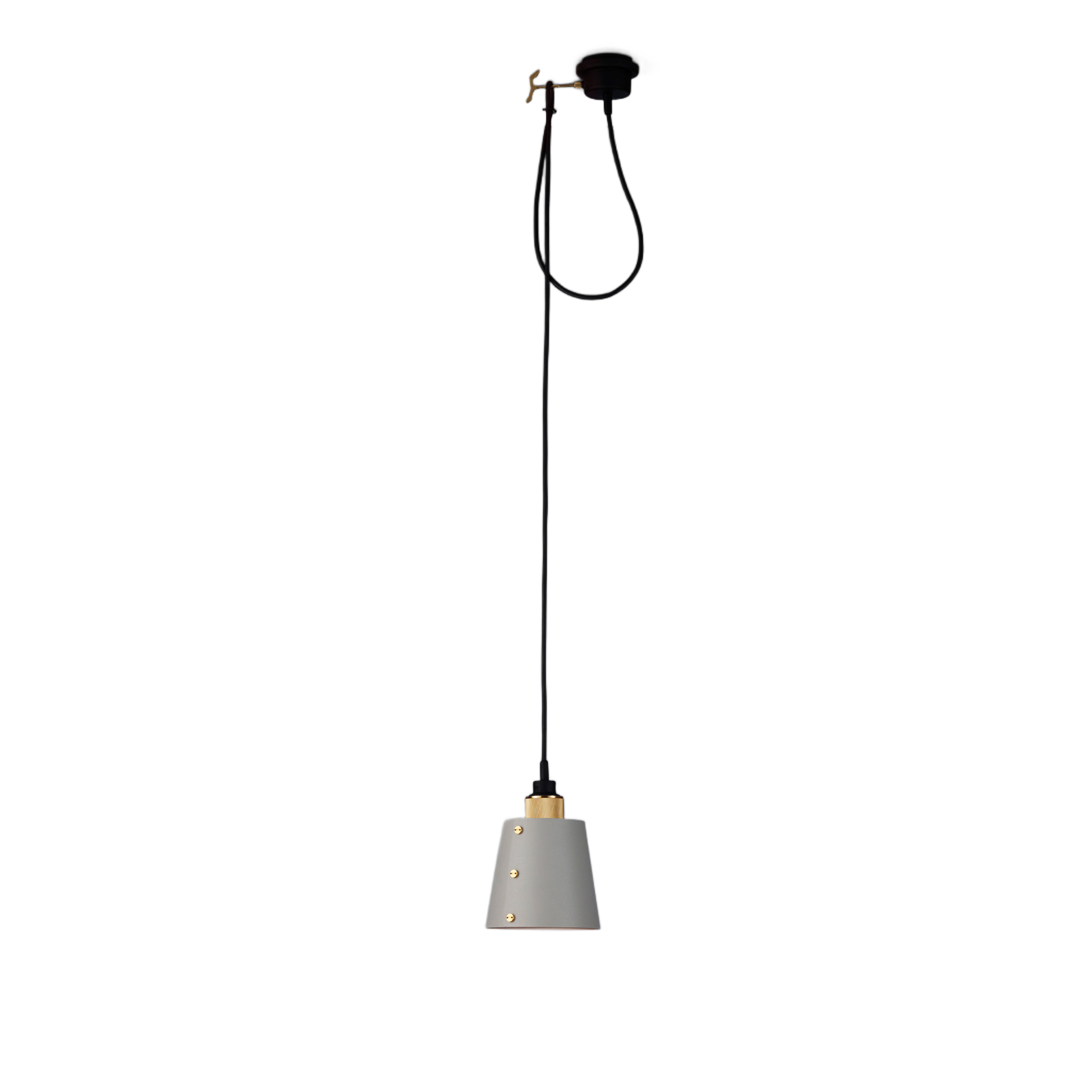 Hooked 1.0 LED 5.51 inch Stone / Brass Pendant Ceiling Light