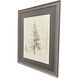 Elegant Pine Black and Beige and Gray Framed Art, Propac