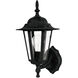 Outdoor 1 Light 15 inch Black Outdoor Wall Lantern