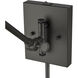 Whitmire 17.75 inch 60.00 watt Matte Black Swingarm Sconce Wall Light, Plug-In/Hardwire