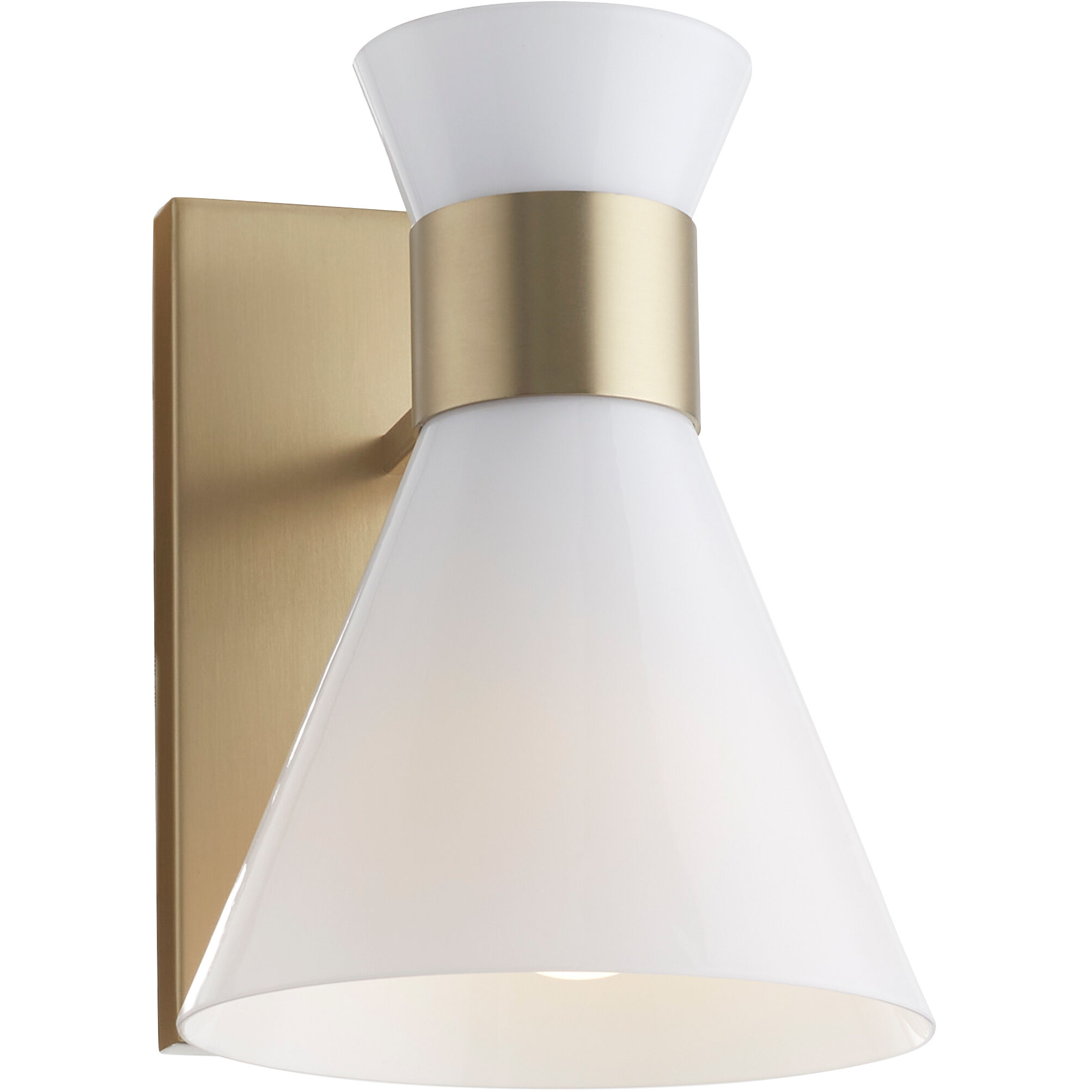 Beldar 1 Light 6.75 inch Aged Brass Wall Mount Wall Light