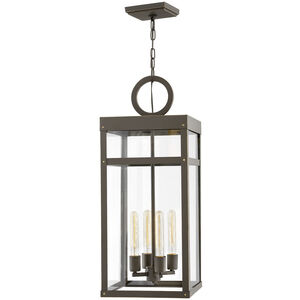Open Air Porter LED 12 inch Oil Rubbed Bronze Outdoor Hanging, Estate Series