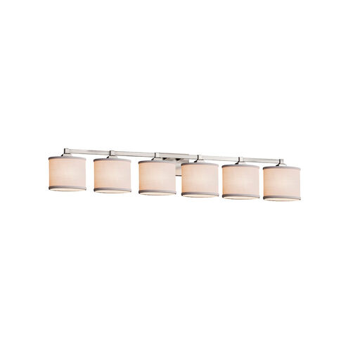Textile LED 52 inch Brushed Nickel Bath Bar Wall Light