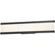 Visor LED 24 inch Black Bath Vanity Wall Light