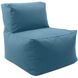 Seascape Turquoise Outdoor Pouf Chair Cover