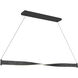 Porter LED 50 inch Old Black Finish Island Light Ceiling Light