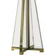 Lamont 30 inch 75 watt Clear and Brass Table Lamp Portable Light, Lillian August Collection